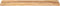 vidaXL - Tafelblad - rechthoekig - 100x30x3,8 - cm - massief - mangohout