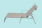 Wakefield Hanoi - Ligbed - Verstelbare rugleuning - Taupe 167 cm