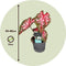 Plant in a Box - Caladium Carolyn Whorton - Tropische kamerplant - Pot 13cm - Hoogte 25-40cm