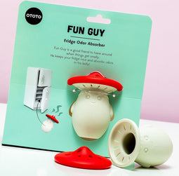 Ototo Fun Guy Geurvreter - Luchtverfrisser - Geurverwijderaar voor in de koelkast - Paddenstoel vorm