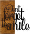 Wallity Smile - Wanddecoratie - Multikleur