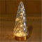 Anna's Collection - GLAZEN BOOM GRIJS MET GOUDEN VOET 10.5X24.5CM 3...