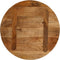 vidaXL - Tafelblad - rond - Ø - 60x3,8 - cm - massief - ruw - mangohout