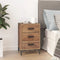 vidaXL - Nachtkastje - 40x30x55 - cm - gerecycled - massief - grenenhout - bruin