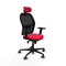 Jorquera Piqueras y Crespo 2D036G2 - Bureaustoel met hoofdsteun - Verstelbare hoogte - Rood