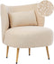 OTSBY II - Fauteuil - Beige - Bouclé