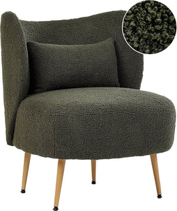 OTSBY II - Fauteuil - Donkergroen - Bouclé