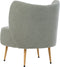OTSBY II - Fauteuil - Groen - Bouclé