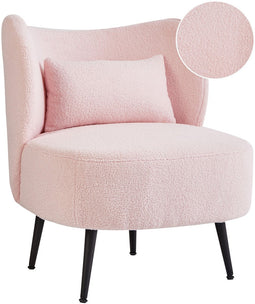 OTSBY II - Fauteuil - Roze - Bouclé
