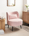 OTSBY II - Fauteuil - Roze - Bouclé