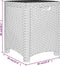 vidaXL - Tuinbox - 39x39x46 - cm - PP - rattan - grafietkleurig