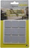 Benson Meubelbeschermers - Anti-krasvilt - Zelfklevend - 25x25 mm - 18 stuks