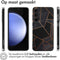 iMoshion Hoesje Geschikt voor Samsung Galaxy S23 FE Hoesje Siliconen - iMoshion Design hoesje - Meerkleurig / Black Graphic