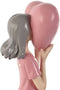Decoratieve figuren Home ESPRIT Roze Mauve chica 10 x 8,5 x 31 cm