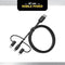 Otterbox 3in1 USB naar Micro/ Apple Lightning/ USB-C Kabel - 1M - Zwart