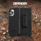 Otterbox Defender - ProPack BULK Backcover Apple iPhone 12, iPhone 12 Pro Zwart