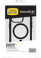 OtterBox Defender XT case - Geschikt voor iPhone 15 Pro - MagSafe - Transparant - Zwart