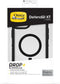 OtterBox Defender XT MagSafe Case - Geschikt voor iPhone 15 Plus - Transparant - Zwart