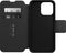 Otterbox - Geschikt voor iPhone 15 Pro Max - Strada Case leren bookcase hoesje - Zwart + Lunso Screenprotector