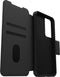 Otterbox - Geschikt voor Samsung Galaxy S23 Plus / S23+ - Strada Case leren bookcase hoesje - Zwart + Lunso Screenprotector