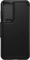 Otterbox - Geschikt voor Samsung Galaxy S23 Plus / S23+ - Strada Case leren bookcase hoesje - Zwart + Lunso Screenprotector