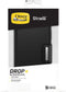 Otterbox - Geschikt voor Samsung Galaxy S23 Plus / S23+ - Strada Case leren bookcase hoesje - Zwart + Lunso Screenprotector