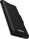Otterbox - Geschikt voor Samsung Galaxy S23 Ultra - Strada Case leren bookcase hoesje - Zwart + Lunso Screenprotector