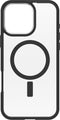 Otterbox Hoesje geschikt voor Apple iPhone 16 Pro MagSafe Telefoonhoesje Hardcase | Otterbox React Backcover Shockproof | Geschikt voor MagSafe | Geschikt voor Draadloos Opladen met Magnetische Ring | MagSafe Case - Transparant / Zwart