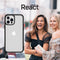 OtterBox React Case - Geschikt voor iPhone 12 / iPhone 12 Pro - Transparant/Zwart