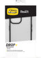 OtterBox React geschikt voor Apple iPhone 15 Hoesje Back Cover Transparant Zwart