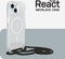 OtterBox React Necklace geschikt voor Apple iPhone 15 Hoesje met Koord Transparant