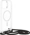 OtterBox React Necklace geschikt voor Apple iPhone 15 Hoesje met Koord Transparant
