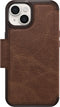 OtterBox Strada bookcase - Geschikt voor de iPhone 14 - Bruin - Leer