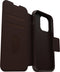 OtterBox Strada bookcase - Geschikt voor de iPhone 14 Pro hoesje - Bruin - leer