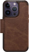 OtterBox Strada bookcase - Geschikt voor de iPhone 14 Pro hoesje - Bruin - leer