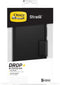 OtterBox Strada bookcase - Geschikt voor de Samsung Galaxy S23 Ultra - Leer - Zwart