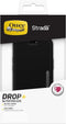 Otterbox - Strada Case wallet hoes - Geschikt voor iPhone 12 Pro Max - Zwart + Lunso Tempered Glass