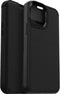 Otterbox - Strada Case wallet hoes - Geschikt voor iPhone 13 Pro Max - Zwart + Lunso Tempered Glass