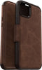 OtterBox Strada geschikt voor Apple iPhone 15 Plus Hoesje Echt Leer Book Case Bruin