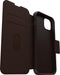 OtterBox Strada geschikt voor Apple iPhone 15 Plus Hoesje Echt Leer Book Case Bruin