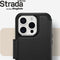 OtterBox Strada - Geschikt voor Apple iPhone 15 Pro - Echt Leer - Zwart