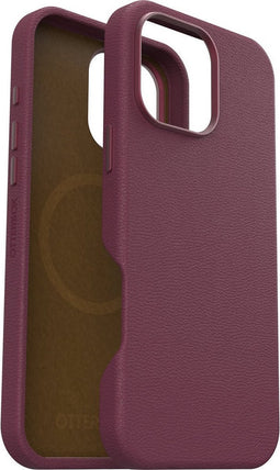 Otterbox Symmetry Geschikt voor iPhone 16 Pro Max Cactus leren hoesje - magnetisch Backcover - Maroon Bells