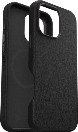 Otterbox Symmetry Geschikt voor iPhone 16 Pro Max Cactus leren hoesje - magnetisch Backcover - Noir Ash