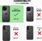 Otterbox Symmetry Geschikt voor iPhone 16 Pro Max Cactus leren hoesje - magnetisch Backcover - Rich Adobe