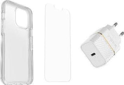 OtterBox Symmetry hoesje + Alpha Glass screenprotector + 20W Lader voor Apple iPhone 13 Pro Max
