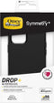 OtterBox Symmetry Plus Case met MagSafe - Geschikt voor Apple iPhone 12 / iPhone 12 Pro - Zwart