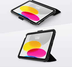Otterbox Tablethoes geschikt voor Apple iPad 10 (2022) Hoes | Otterbox Symmetry Folio Bookcase - Zwart