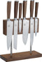 Ottimo - Messenset - Magnetisch blok - Inclusief messen - 7 delig - Japans staal - Luxe - Hout