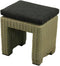 Ottone hocker 46x36 cm kobo Wicker HM02 Kobo - stof 239