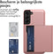 imoshion Hoesje Geschikt voor Samsung Galaxy S21 Hoesje - Ruimte voor 2 pasjes - imoshion Backcover met pasjeshouder - Rosé Goud